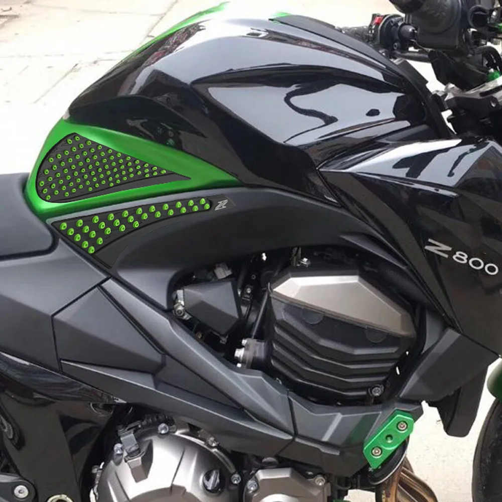 

Motorcycle Anti Slip Fuel Tank Pad Side Gas Knee Grip Traction Pads Protector 3M Stickers FOR Kawasaki Z800 Z 800 2012-2016 2015