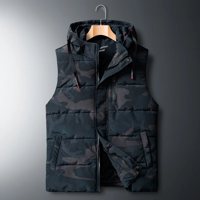 

Vest Jacket Mens New Autumn Warm Sleeveless Jacket Male Winter Casual Waistcoat Men Vest Plus Size Veste Homme Brand Clothing