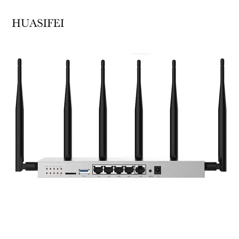 Industrial gigabit wifi 4g lte router dual  band with 6 external antenna USB 3.0 VPN PPTP L2TP Access point support 32 devices