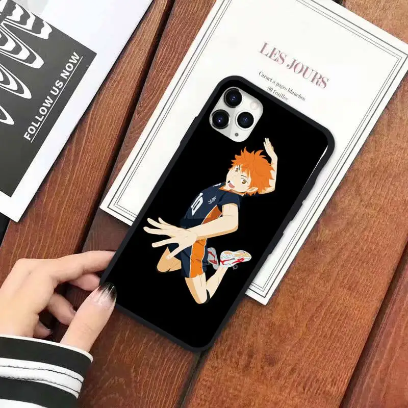 

Haikyuu Hinata attacks Japan anime Phone Case for iPhone 11 12 pro XS MAX 8 7 6 6S Plus X 5S SE 2020 XR