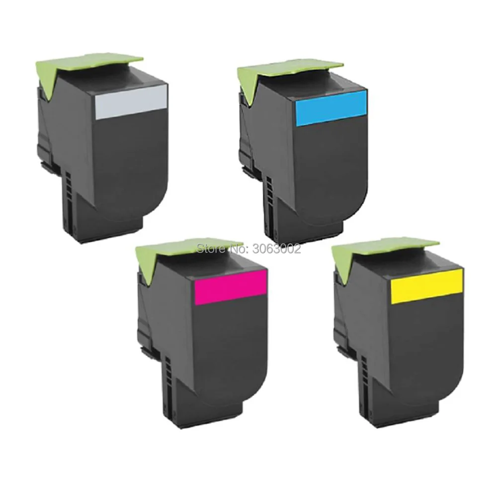 Высокодоходный тонер картридж совместимый с Lexmark CX410de CX510de CX410dte CX410e CX510dthe CX510dhe Ink 4