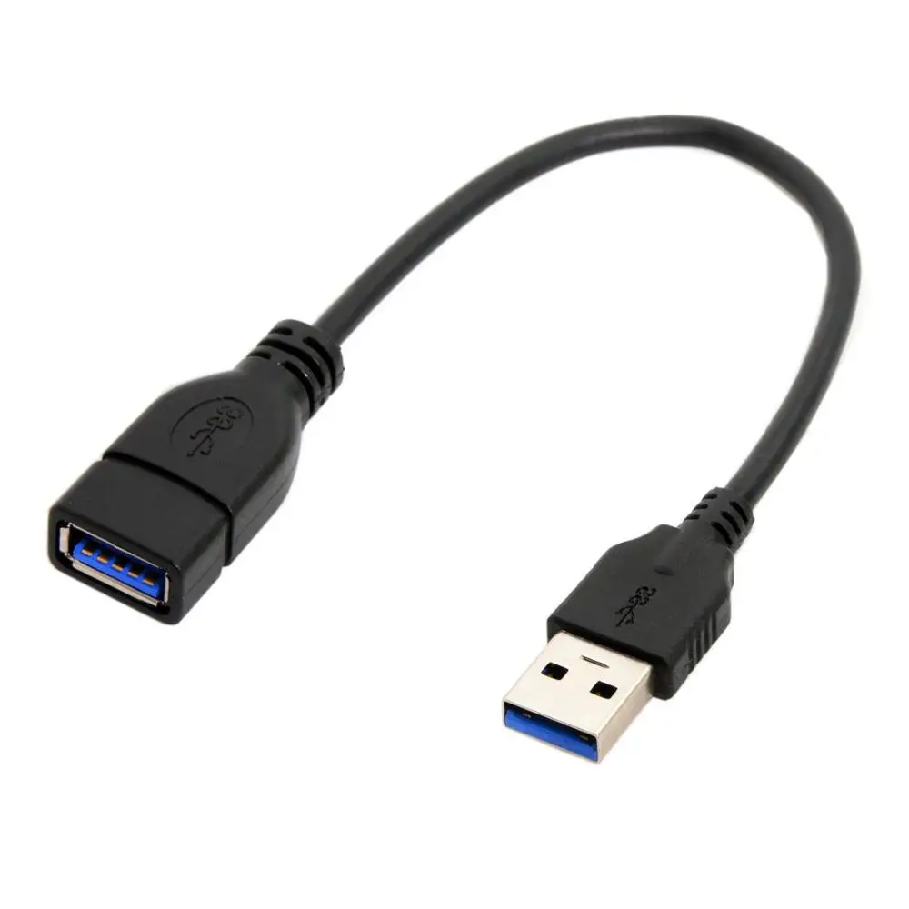 20cm USB extension cable USB 3.0 male to female extension cable charging and data sync USB 3.0 supper speed 5Gbps