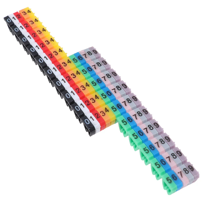 100 шт./упак. маркеры для кабелей тег сетевых органайзер компьютерного управления