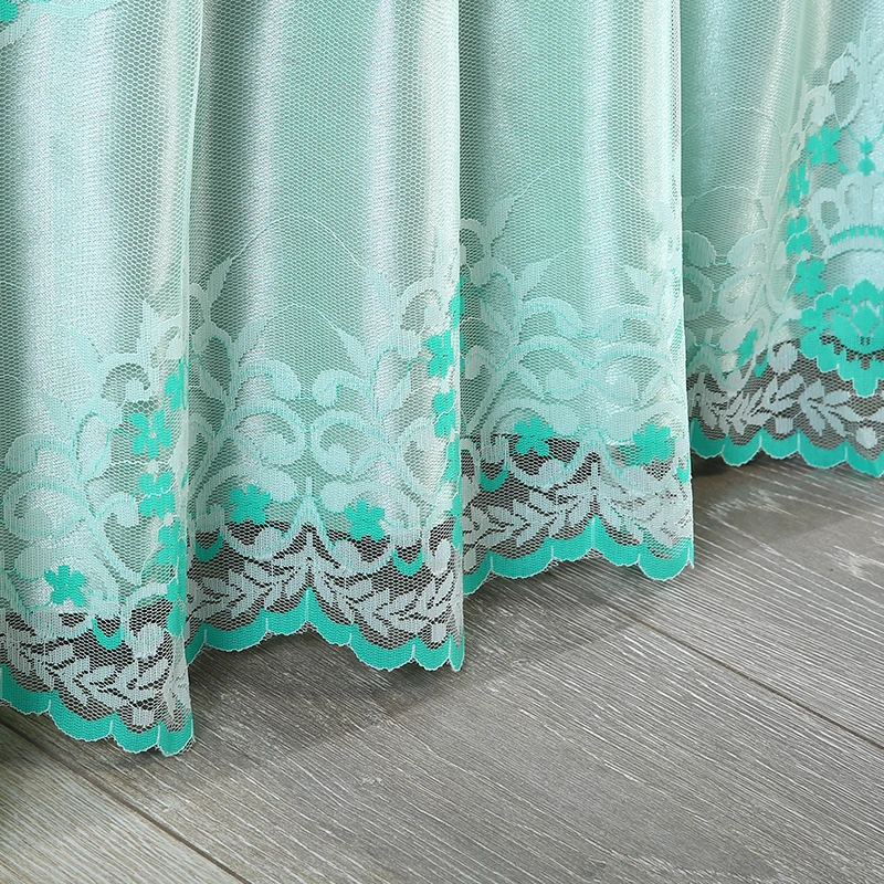 Стеганое покрывало 100% хлопок постельное белье юбка и простыня два в одном с