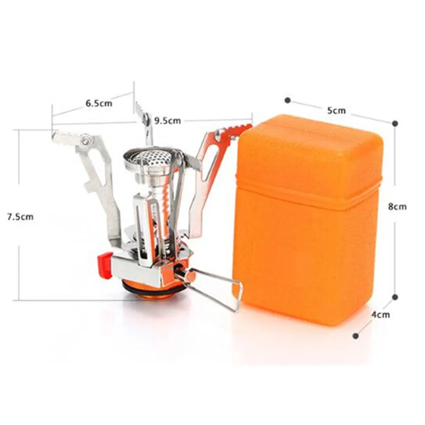 

Outdoor Sport Mini Camping Stoves Burner Cooking Pocket Picnic Split Stoves Portable Gas Burner Folding Gas Stove Cooker Burners