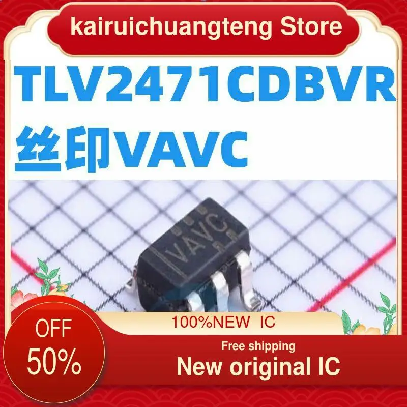 

10-200PCS TLV2471CDBVR TLV2471CDBVRG4 VAVC SOT23-5 nuevo original