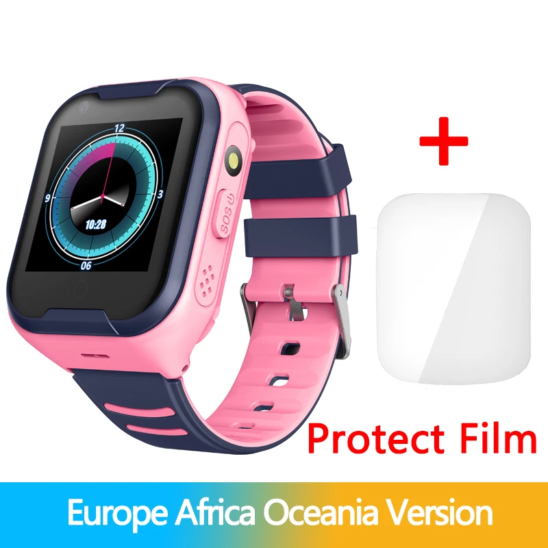 pink 2 Torntisc 1,4 дюймов ips экран 4G Дети gps Смарт часы AI SOS Видеозвонок 650 мАч долгое время ожидания дети Smartwatch для детей - Цвет: pink 2