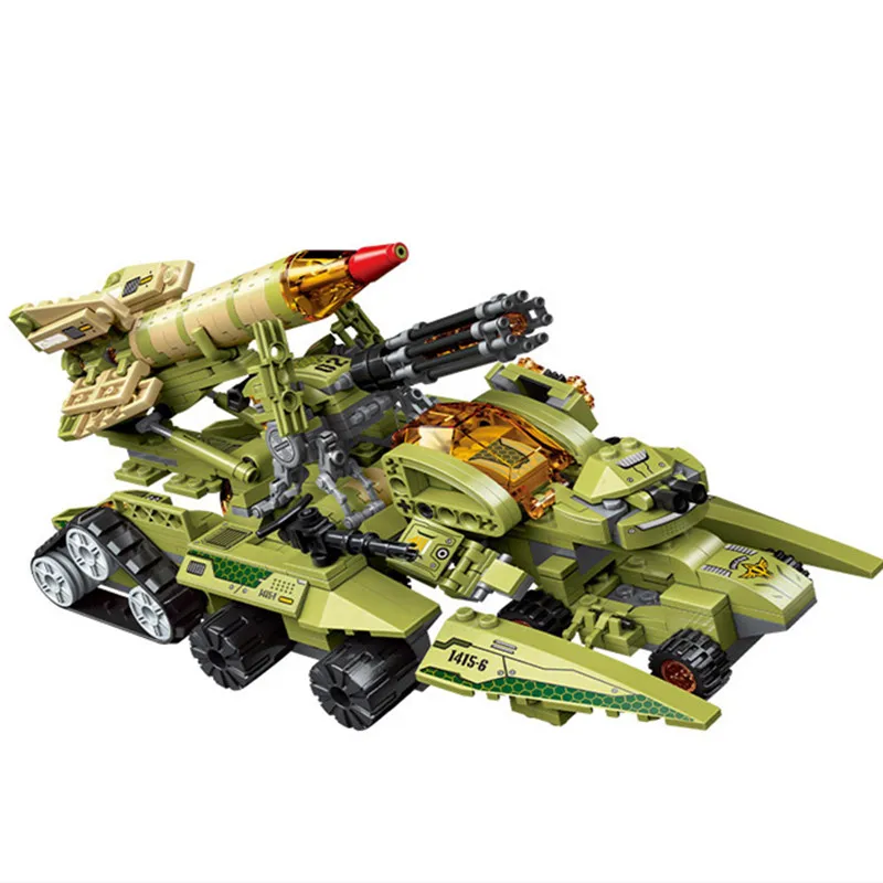 629 шт. армейские строительные блоки антирадары совместимые с ракетами детские