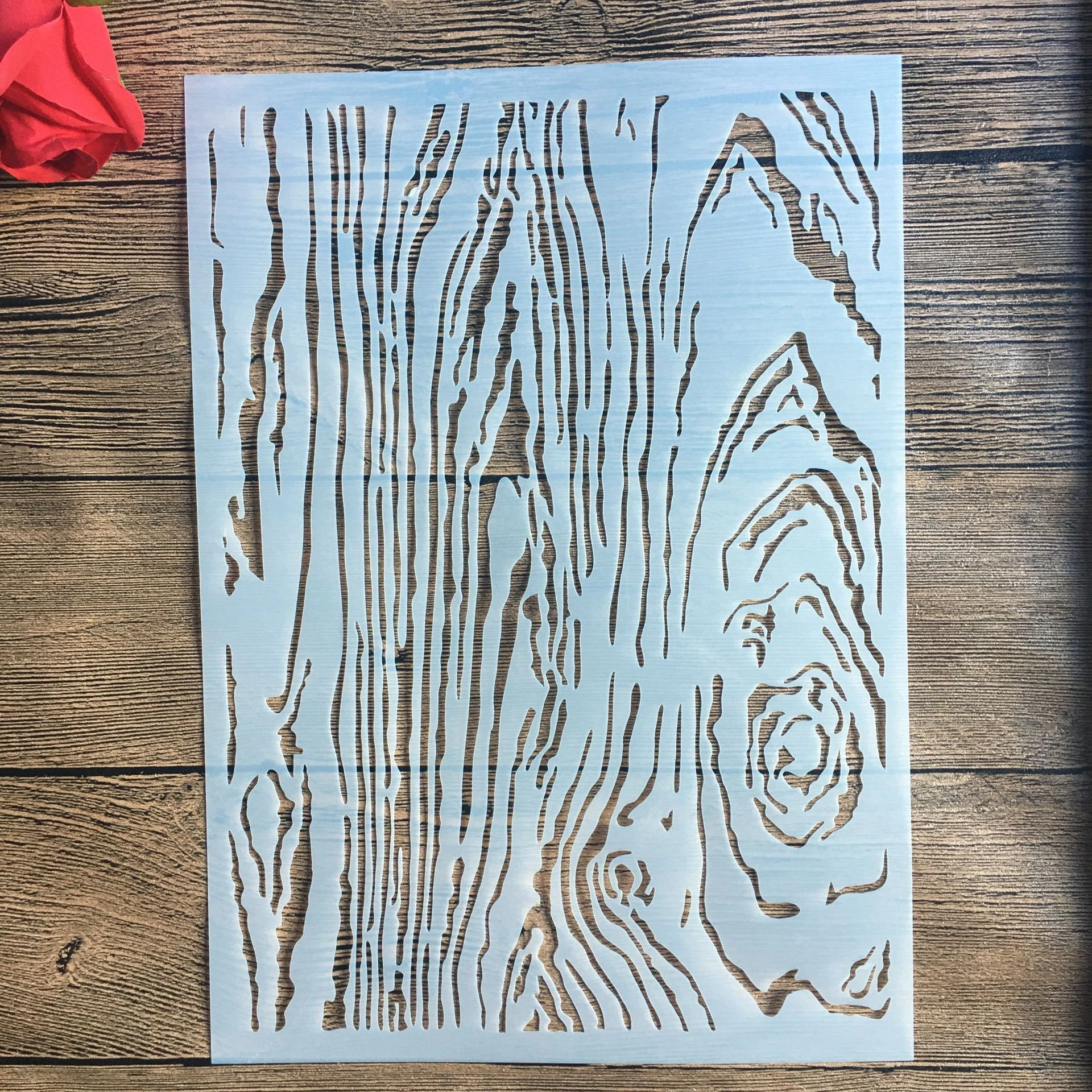 Трафареты для рисования стен А4 29 х21 см под дерево раскраска скрапбукинга