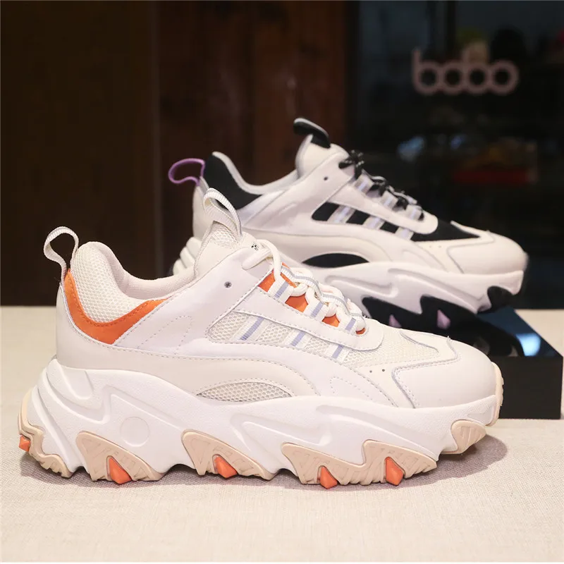 

Women's Platform Street Sneakers Fashion New Vulcanize Shoe Female Thick Sole Running Casual Shoe Women Sports Shoes