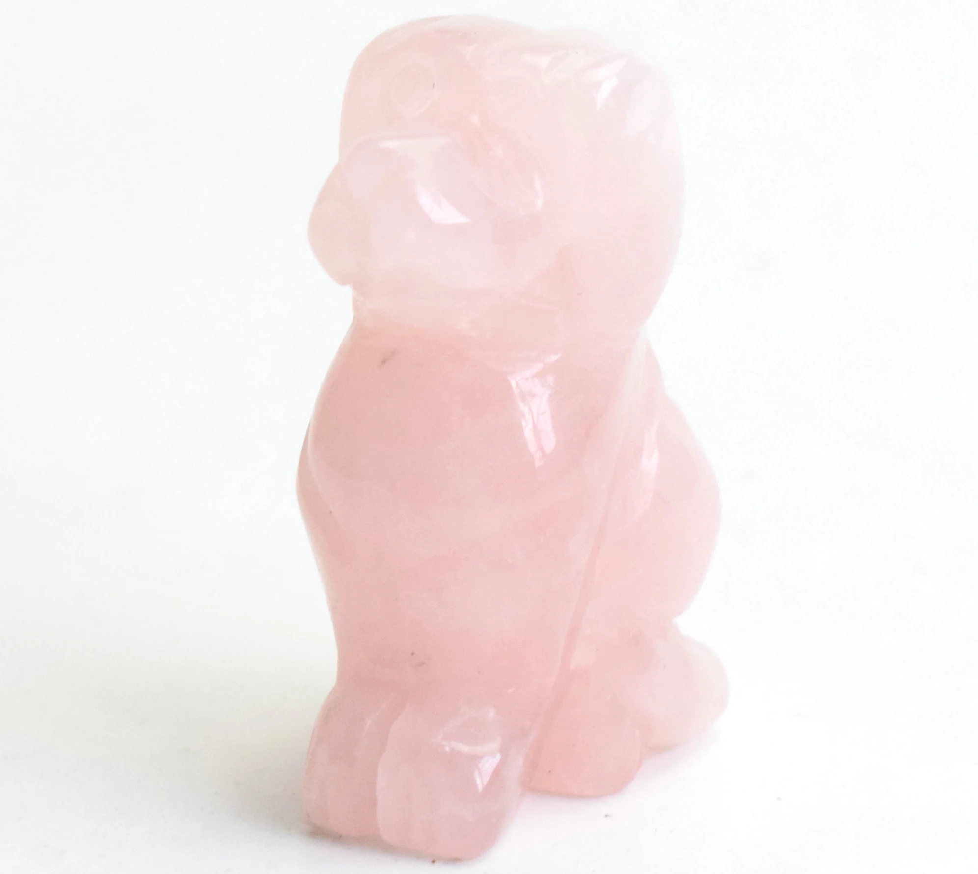 2 0 дюймовая натуральная чакра из розового кварца резной кристалл