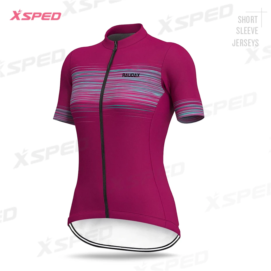 Cycling Jerseys Женская одежда для велоспорта, костюм для шоссейного велосипеда с коротким рукавом, комплект из Джерси, одежда для горного велосипеда, Женская командная форма для триатлона MTB - Цвет: Cycling Jerseys