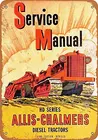 Металлический знак-1943 Allis-халмеры тракторы-винтажный Настенный декор для кафе бара паба домашние украшения для пива