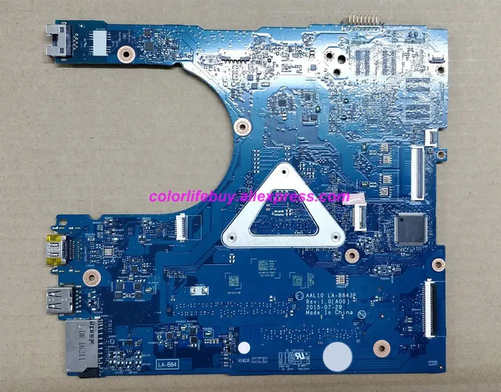 Genuine N9T5P 0N9T5P CN-0N9T5P AAL10 LA-B843P w CEL 3215U Laptop Motherboard for Dell Inspiron 5458 5558 5758 Notebook PC enlarge