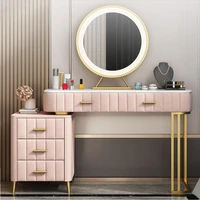 nordic marble dressing table dressing table bedroom small unit modern simple net red ins wind storage cabinet