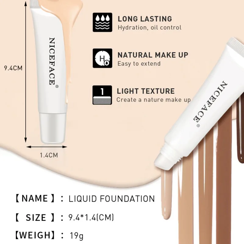 8 цветов фильтр мягкий светильник жидкая косметика/основа Увлажняющая консилер