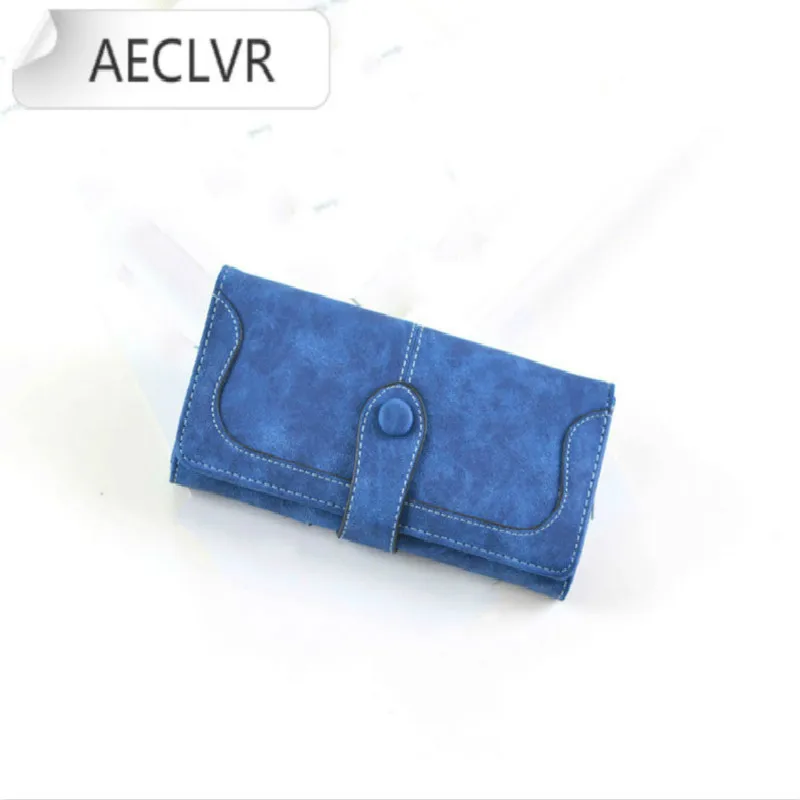 Женский Длинный кошелек из искусственной замши с несколькими отделениями | Багаж