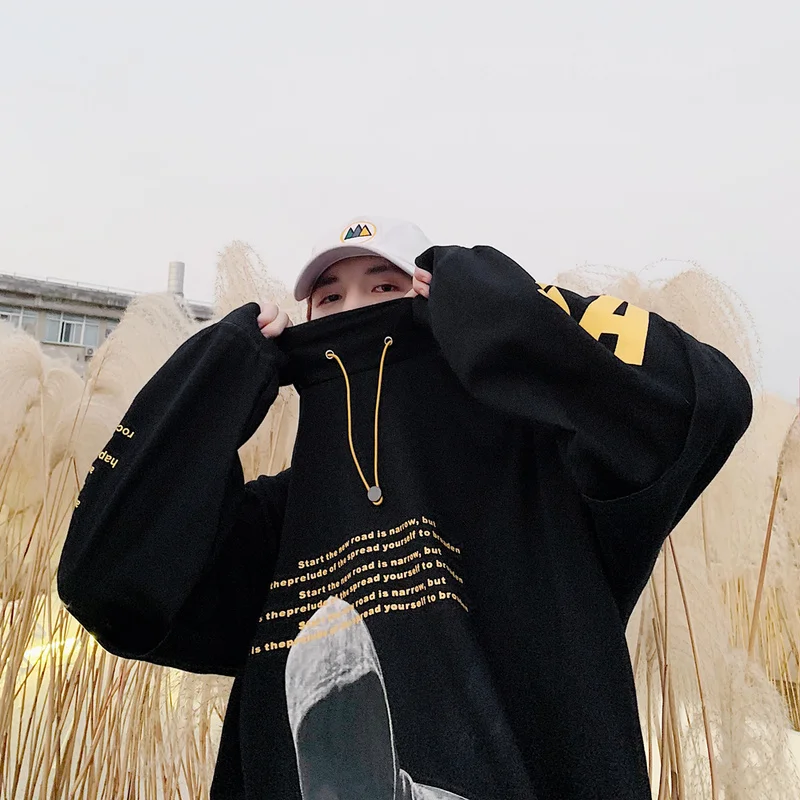 Liketkit мужские осенние толстовки в стиле хип-хоп новинка 2019 Харадзюку с принтом