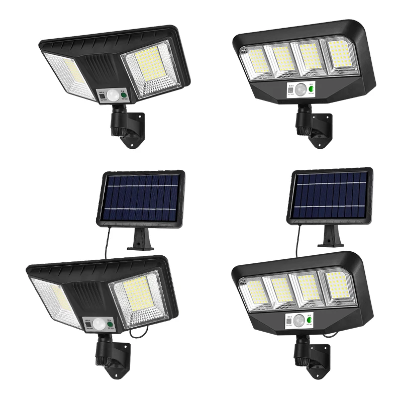 

138/168SMD Solar Powered Wall Light Outdoor Waterproof PIR Motion Sensor Lighting Park Courtyard Fence Street Garden Decor Lamp