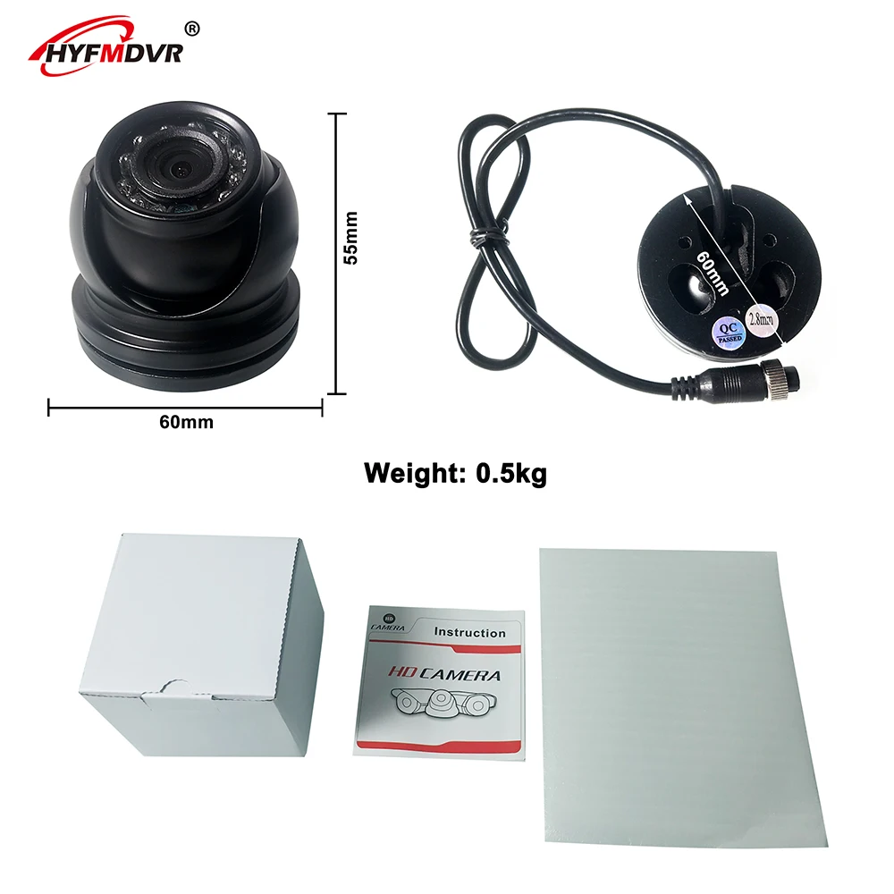 

HYFMDVR rear camera reversing image rear view system waterproof lens transporter/truck PAL/NTSC