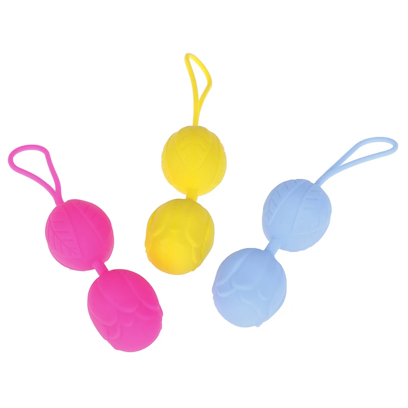 Шарики Бен Ва из секс игрушек 3 цвета 100% силиконовые шарики Кегеля умный любовный