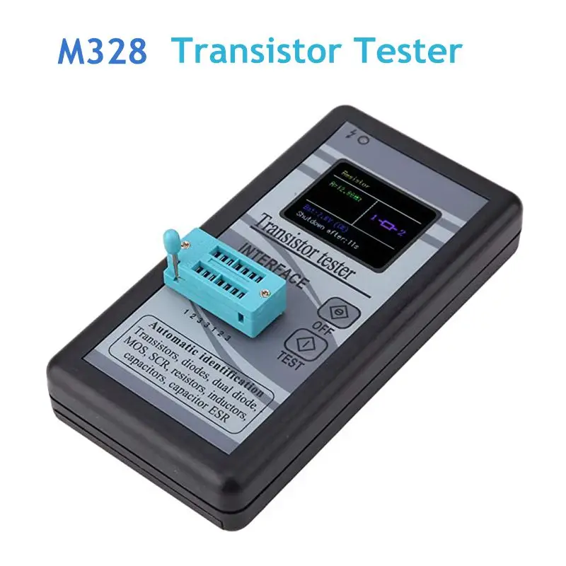 

M328 Digital Multimeter Multi-Functional LCD Display Transistor Tester 0.5Ω - 50MΩ Field Effect Transistors Diodes Resistors
