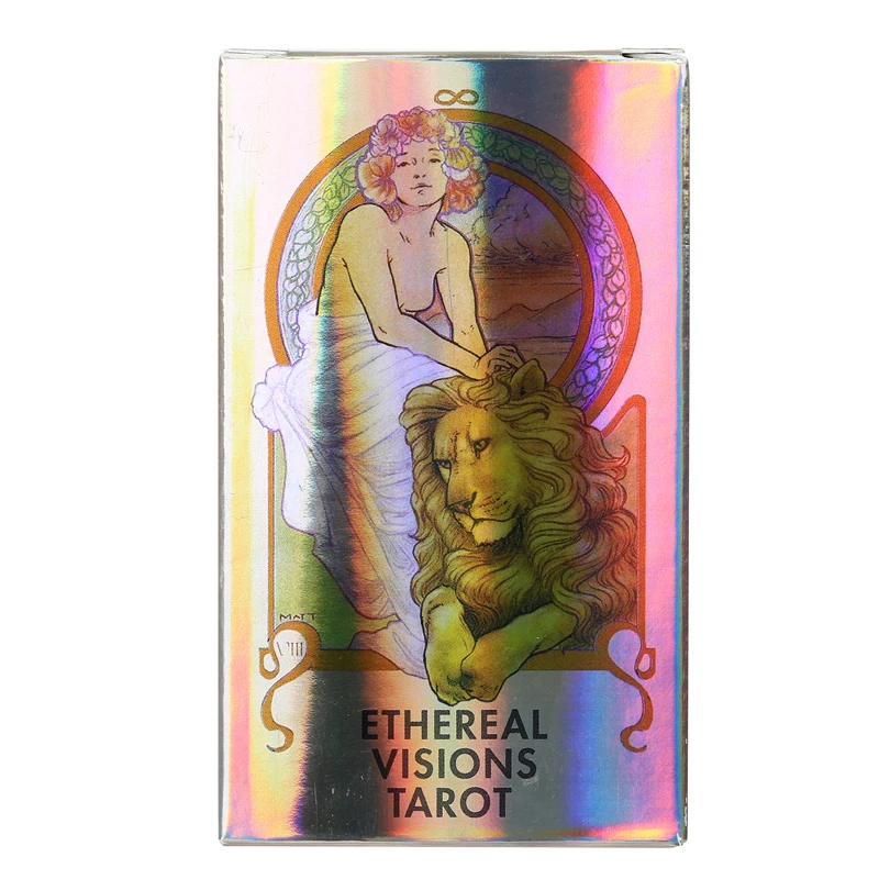 The Oracle Of Ethereal visions Holographic Tarot Deck Table Card Game For Adults And Children Fate Divination Playing Cards | Спорт и