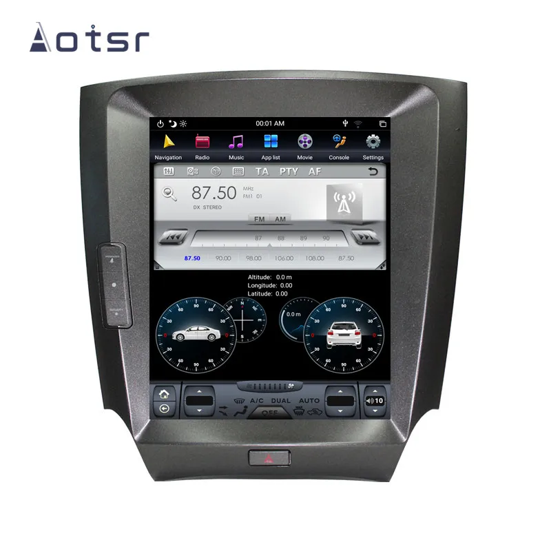 Android 9 Tesla стиль автомобильный dvd-плеер gps навигация для Lexus IS200 IS250 IS300 IS350 2005+ Авто Радио стерео Мультимедиа Плеер