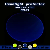motorist high quality motorbikes abs headlight protector cover screen lens for kawasaki vulcan 1700 nomad 2009 2017