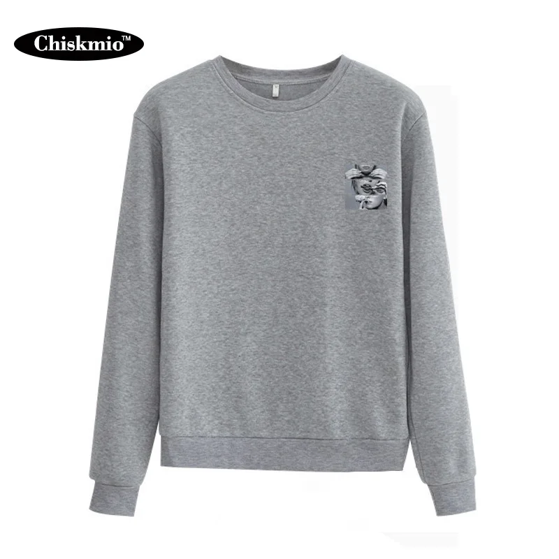Женская зимняя Толстовка Chiskmio для пар женская Вельветовая теплая толстовка с