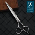 Титановые Парикмахерские ножницы для стрижки волос Профессиональные Парикмахерские Ножницы 7,0 дюйма парикмахерские инструменты
