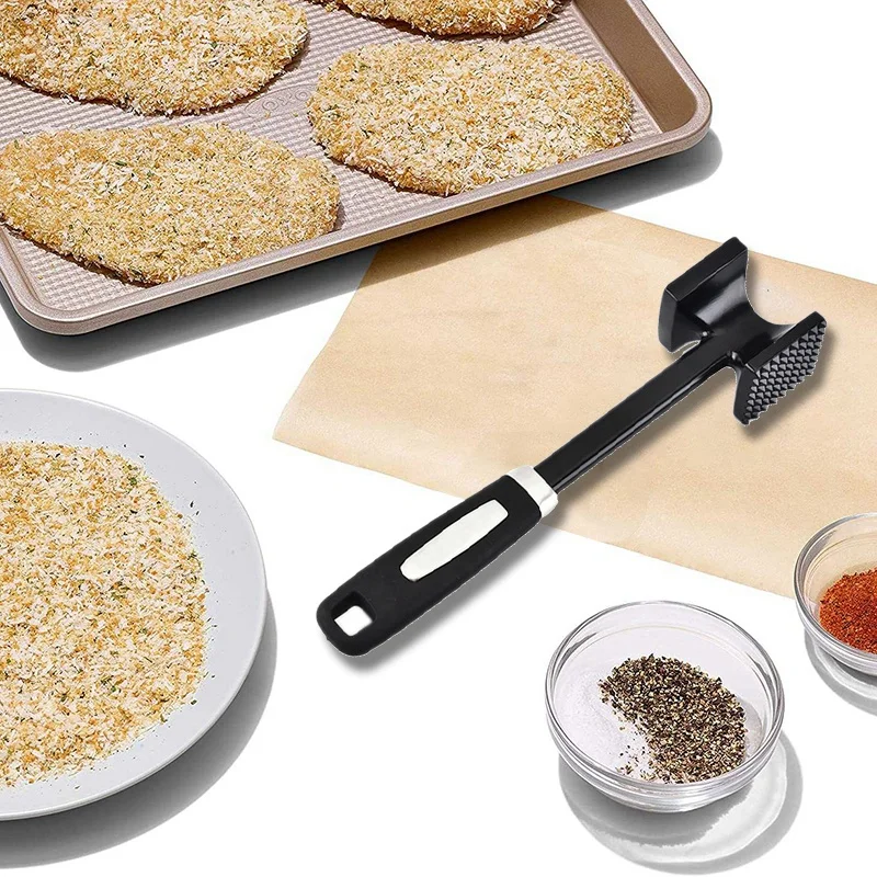 Мясной тендеризатор мясной молоток нежное мясо с острым лицом и гладким сосновым