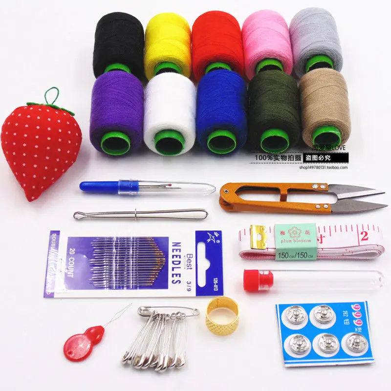 

Sewing Kits DIY Multi-function Sewing Box Set for Hand Quilting Stitching Embroidery Thread Sewing Accessories