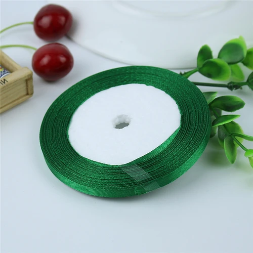 1 DIY Лента 0,6 см лента подарочная лента Красная лента упаковочная лента посылка - Цвет: 1