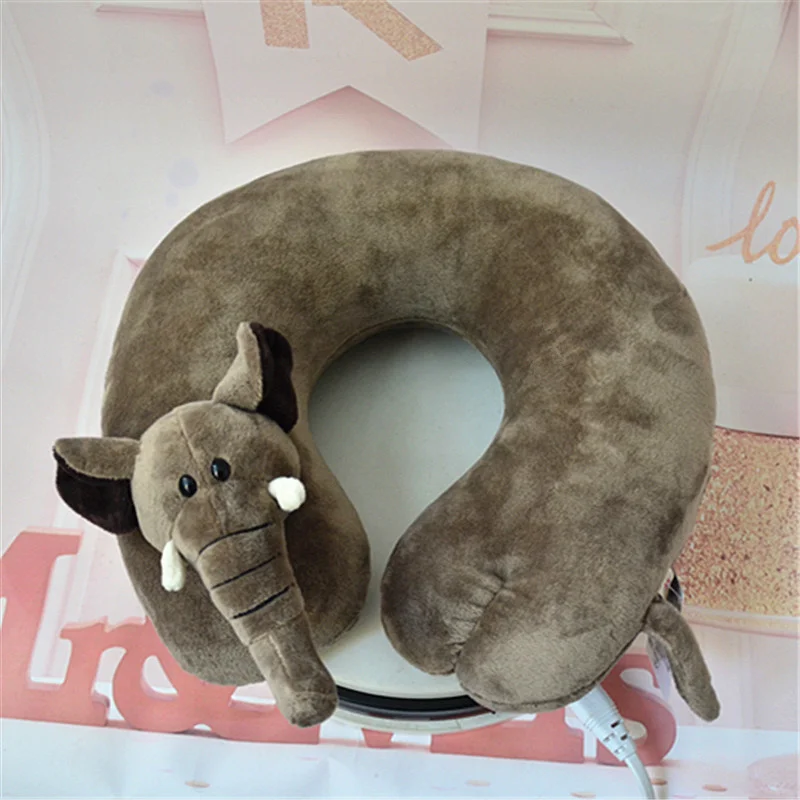 Детская подушка в форме животного для шеи с здоровой обложкой. Подарки на день рождения и Рождество. Бесплатная доставка.