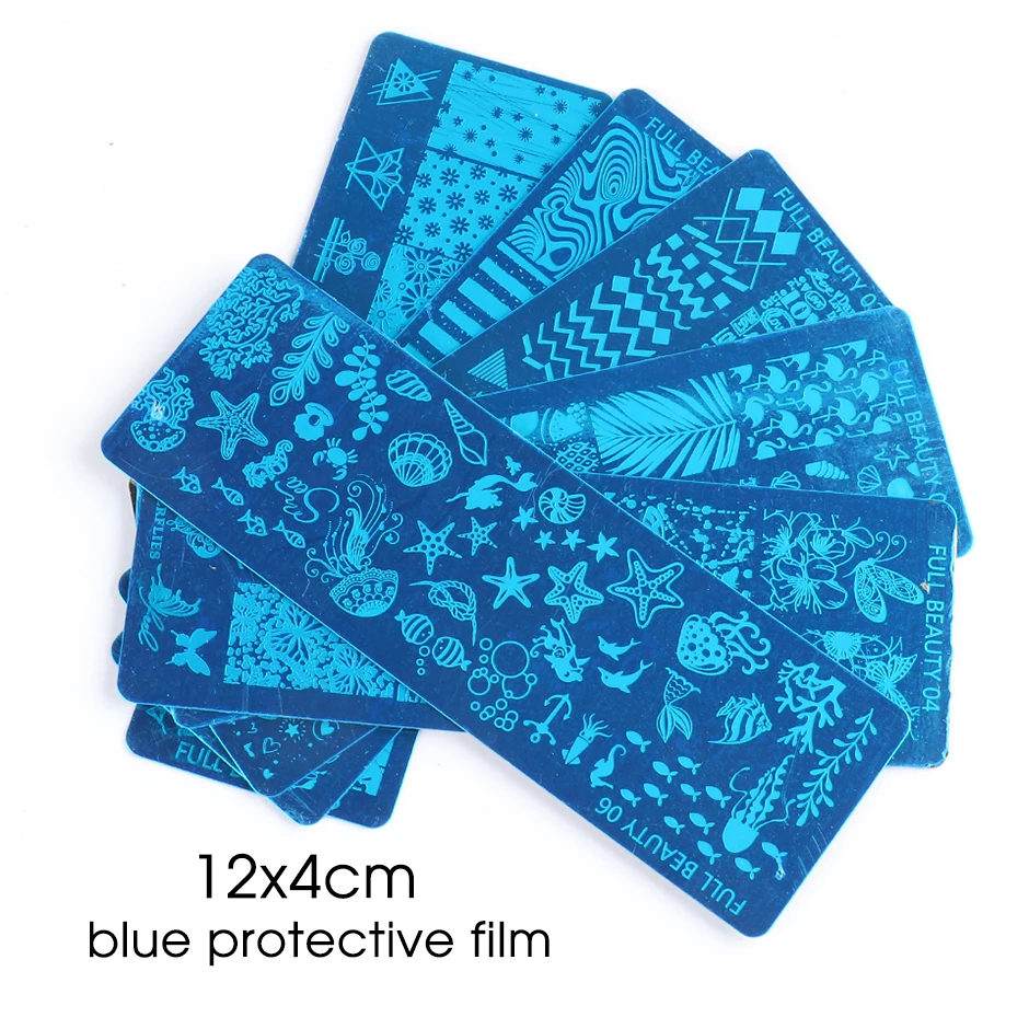 

1pcs Butterfly Leaves Flower Design Stamping Plates Nail Stencils Summer Fruit Image Templates Mold Nail Tools CHFB01-06