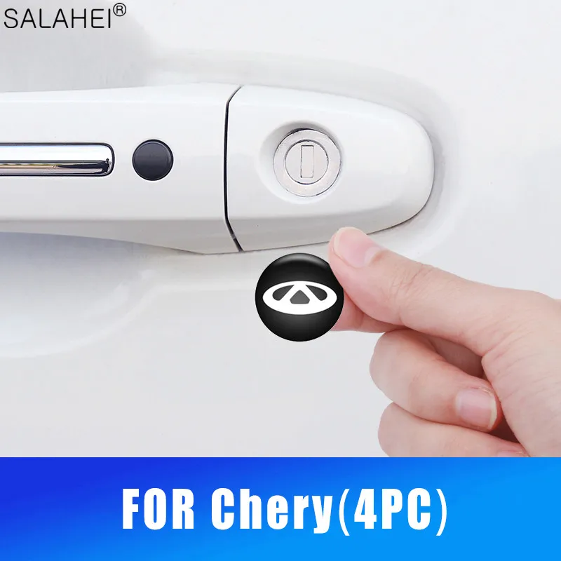 

4pc 20mm Car Door Keyhole Stickers Decoration Protection For CHERY TIGGO 3 4 5 7 PRO 8 Car Goods Car Accessories Car Stickers
