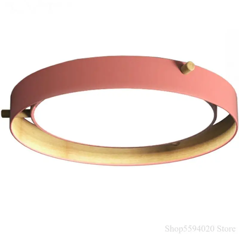 Скандинавский дизайнерский круговой потолочный светильник для гостиной простая