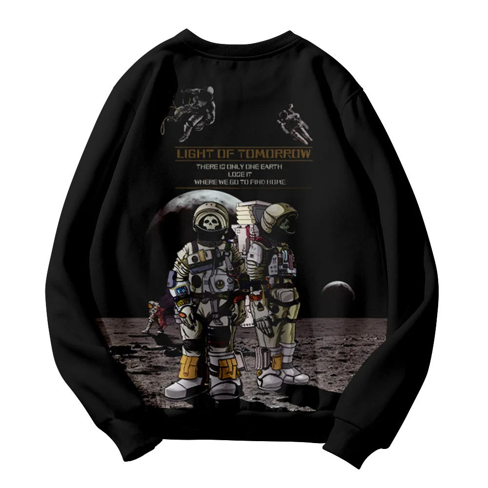 

Astronauts 3D Print Casual Fashion Hip Hop Hoodie Spring long sleeve Sweatshirt Men Harajuku College Style Women Streetwear