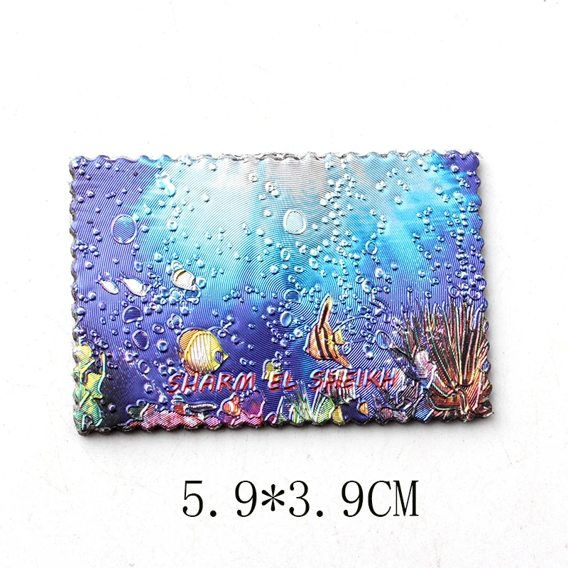 3D печать фольги магниты на холодильник мировой Туризм сувениры магнитные