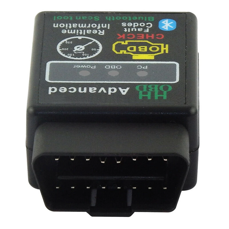 V2.1 ELM327 HH OBD2 OBDII бензиновый авто Bluetooth Android Torque/PC диагностический инструмент для сканирования Интерфейс автомобильные аксессуары сканер