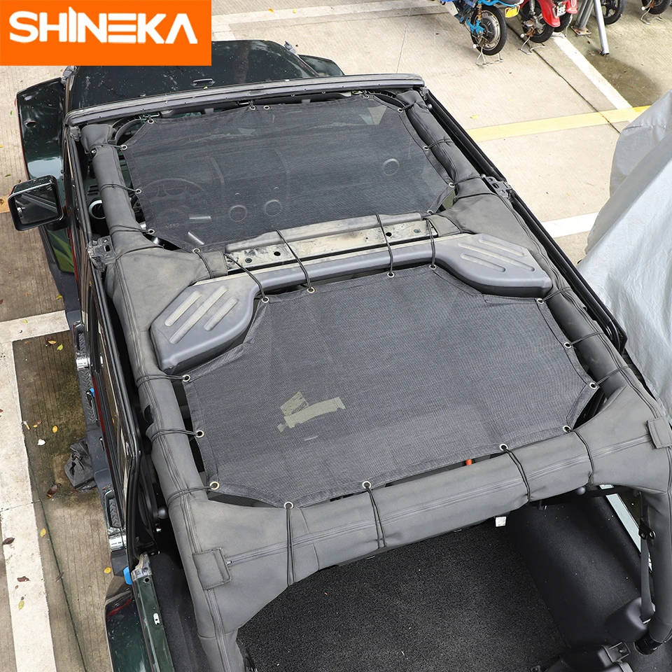 SHINEKA автомобиля покрытие для крыши Солнцезащитный сетки верхняя крышка с защитой