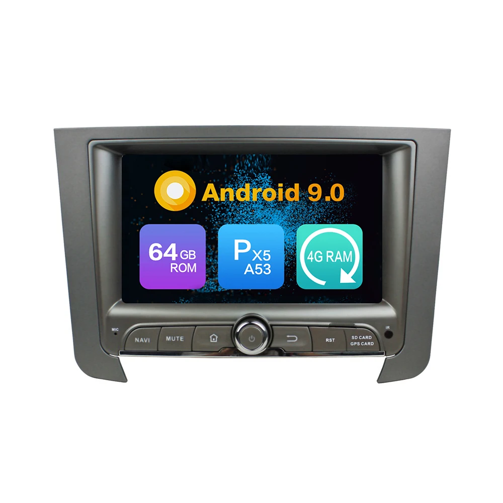 Android 9 0 Восьмиядерный 4 Гб ОЗУ 64 ПЗУ автомобильный DVD GPS навигатор мультимедийный