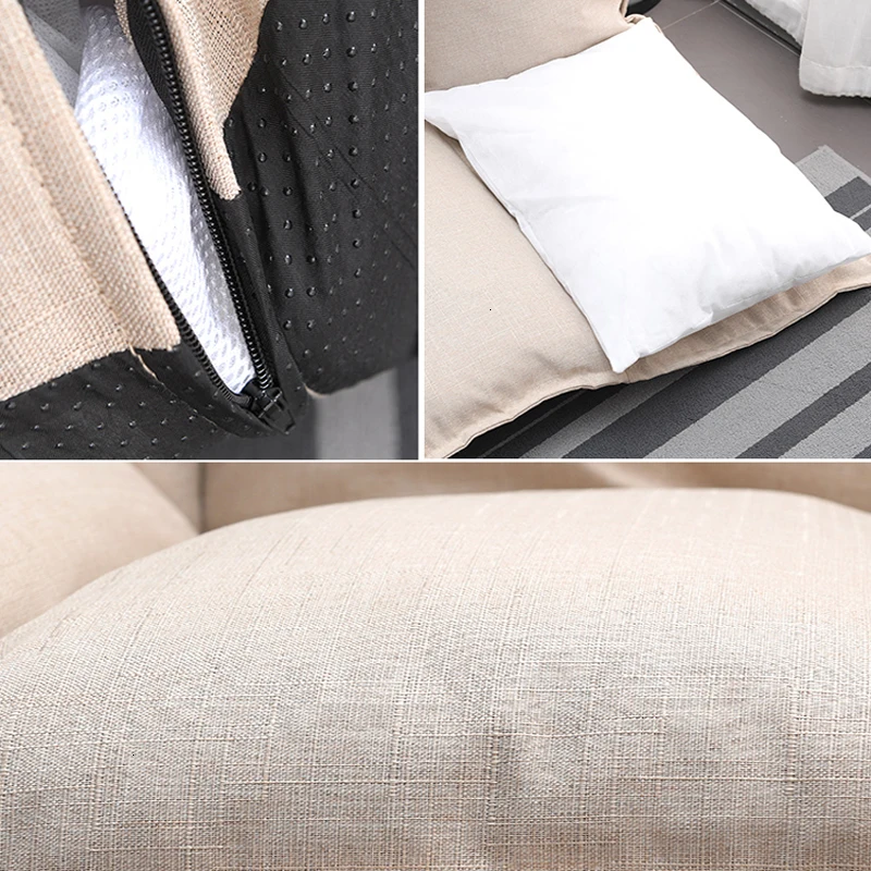 Двойной ленивый диван кровать пол татами спальня складной мебель пуф Подушка с