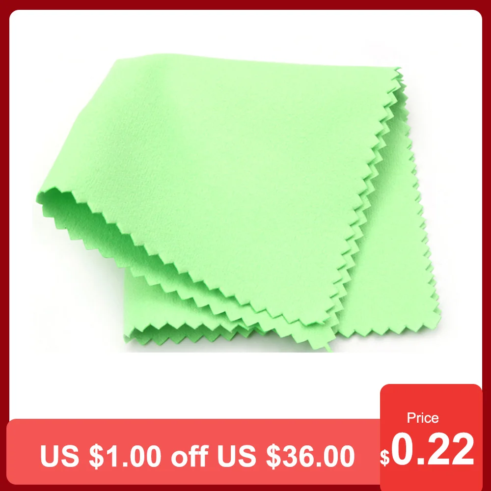 

Musical Instruments Cleaning Polishing Cloth 15cm*15cm Size Double-Sided Soft Microfiber Cloth Musical Instrument Accessories