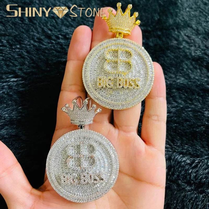 Высококачественные украшения Bling Big с надписью Boss украшенные искусственными