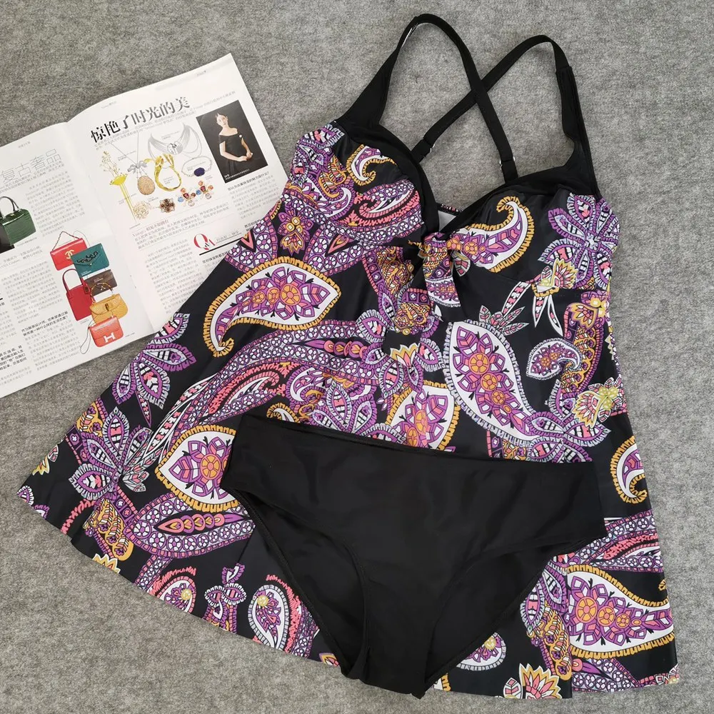 TYAKKVE 2020 плюс размер купальники женские шорты Танкини женский купальник юбки