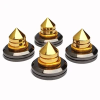 4sets audio speaker spikes subwoofer isolation spikes cones stand feetcd amplifier base pads for speaker stand shock pin pads