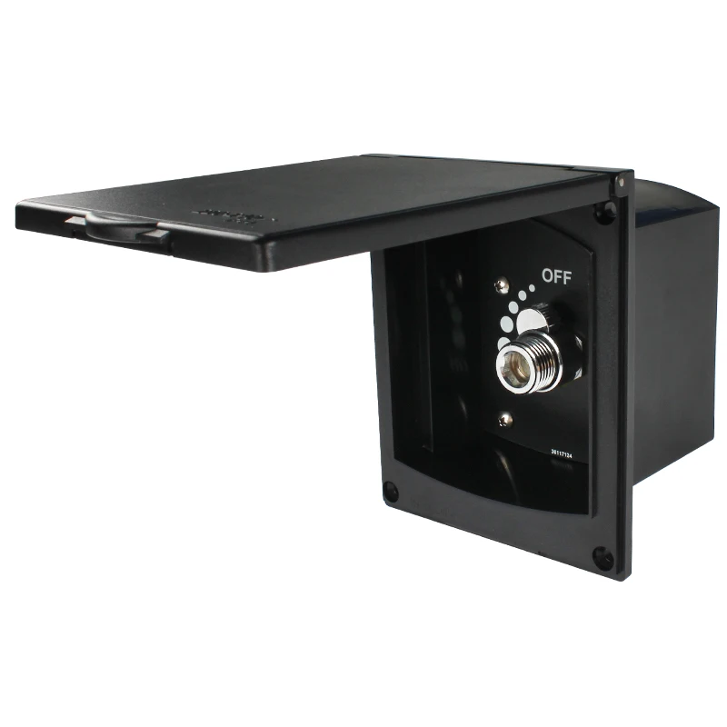 Black Exterior Shower Box Kit Water Inlet And Outlet Function For Caravan RV Boat Motorhome | Автомобили и мотоциклы