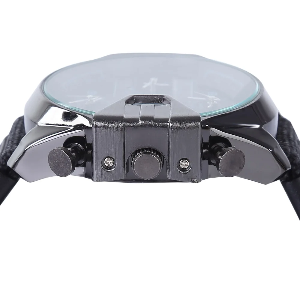 

Canvas Strap Brand Fashion Luxury Sports Men's Quartz Watch Multi-time ZoneMilitary Gold Watch Gift Waterproof Clock Relogio